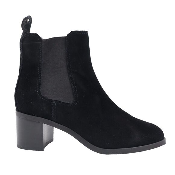 🔥NEW STEVE MADDEN 'Rhiannon' Chelsea Suede Boots, Black 8.5US MSRP$130🔥 - Picture 1 of 10